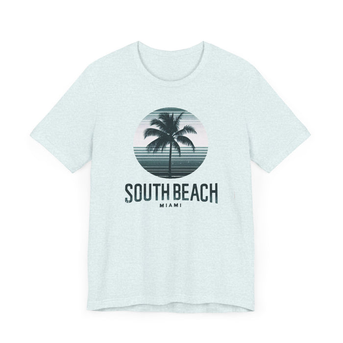 South Beach Serenity: Unisex Palm Trees Tee, the Ultimate Gift for Every Occasion Boyfriend Gift, Girlfriend Gift