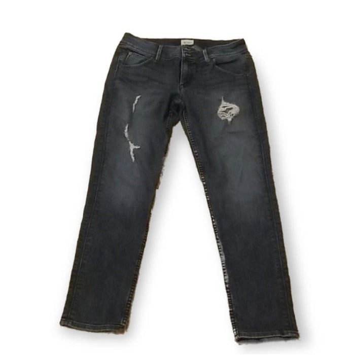 Hudson Mid-Rise Distressed Skinny Jeans - Size 27 * WJ03