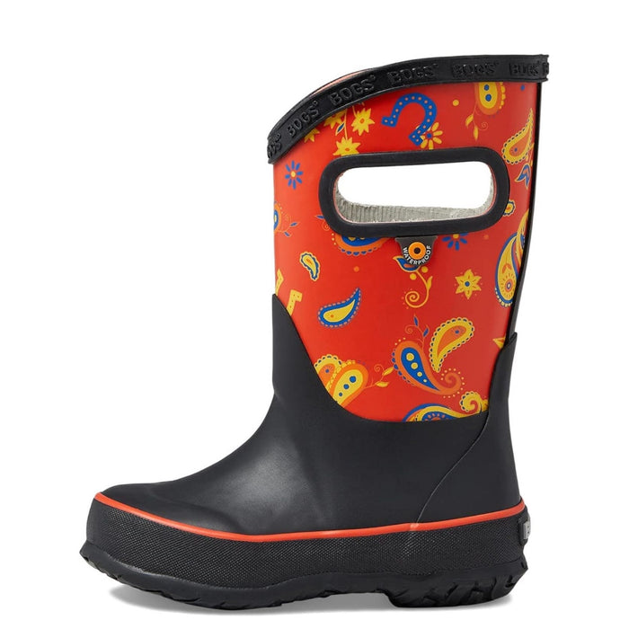 BOGS Unisex-Child Rain Boot Western: 100% Waterproof, Calf-High, SZ 12