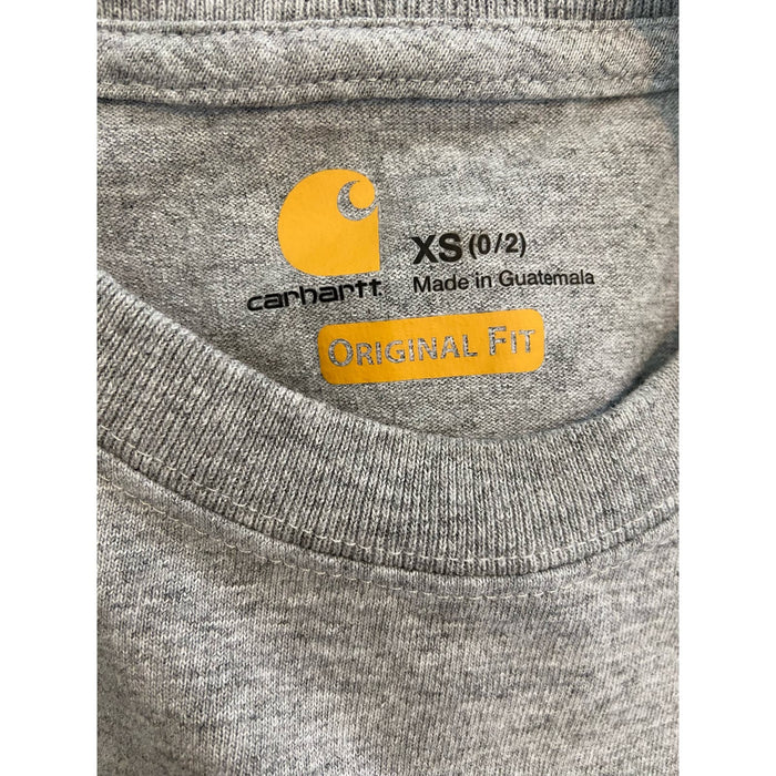 Carhartt Workwear Logo Sleeve Long-Sleeve T-Shirt - Ladies XS Preowned * ws205