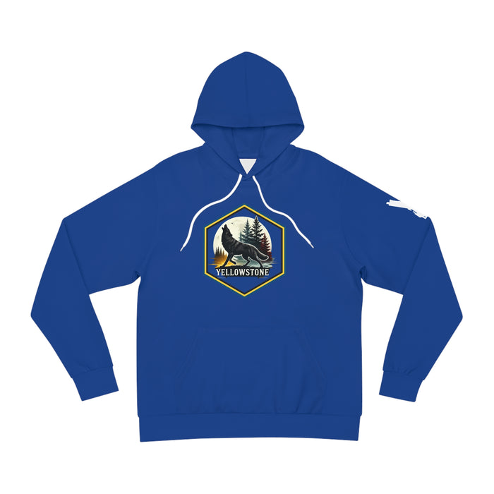 Yellowstone National Park Predator Eyes Unisex Hoodie Cozy  Durable BLUE