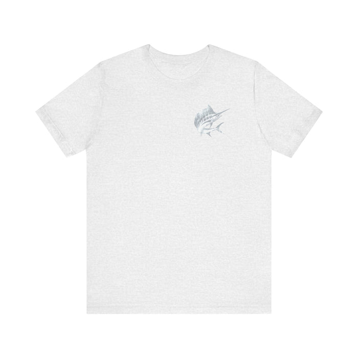 Big Game Fishing Marlin Tee - Soft Cotton, Quality Print" Great Gift, Mens Gift, Husband Gift, Dad Gift, Brother Gift, Son Gift