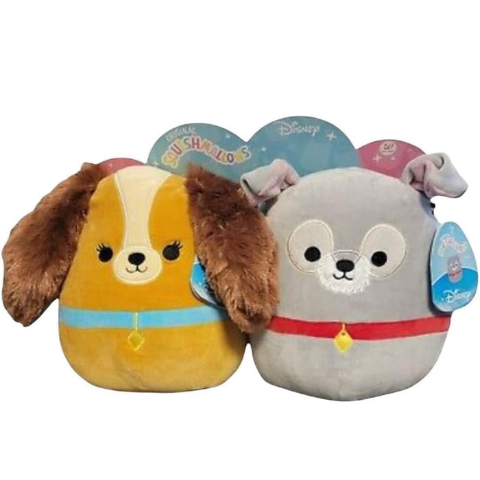 Squishmallow Stuffed Animal - Set of 2 Squishmallows  (1Lady and 1 Tramp 8" Set)