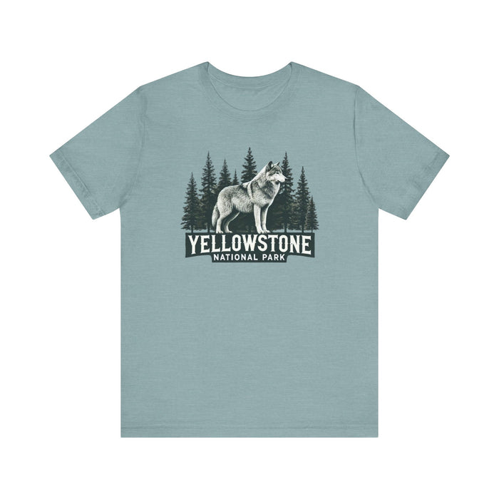 Yellowstone National Park Unisex Jersey Short Sleeve Tee Camping Tshirt Hiking Explore