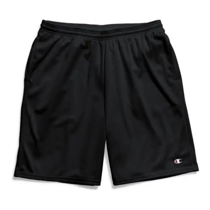 Champion Mesh Basketball Shorts Men's size XL Black 8" inseam Athletic * MS34
