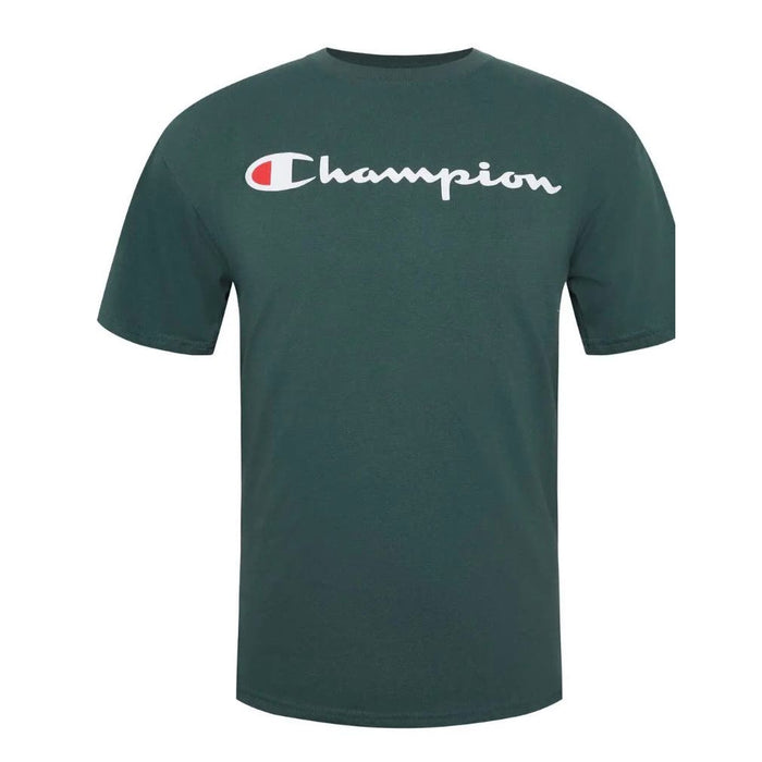 "Champion Men's  T-Shirt - Green, Size XL"