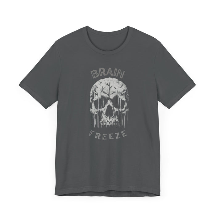 Brain Freeze Skull Tee: Great Style for Every Occasion! Great Gift Idea, Skull Tshirt, Brother Gift, Dad Gift, Husband Gift, Son Gift