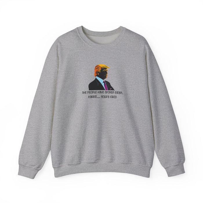 America Has Spoken  Biden, Harris Youre Fired Sweater  Bold Supporter Statement