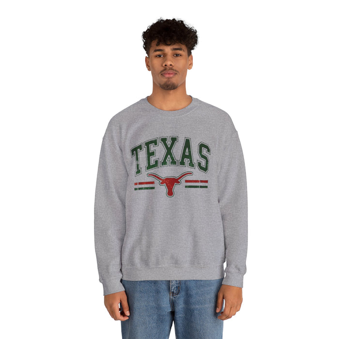 Texas Pride Unisex Heavy Blend Crewneck Sweatshirt | Warm Durable Travel Vacation Shirt