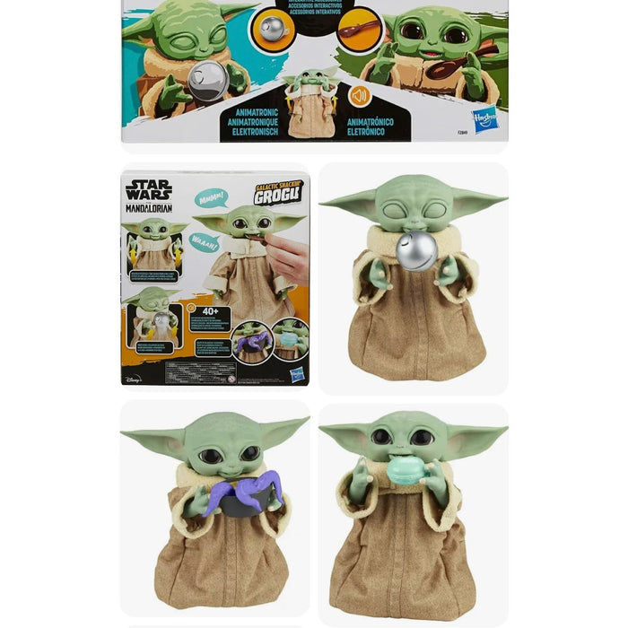 Star Wars Galactic Snackin' Grogu * Interactive Baby Yoda Toy Collectible Gift