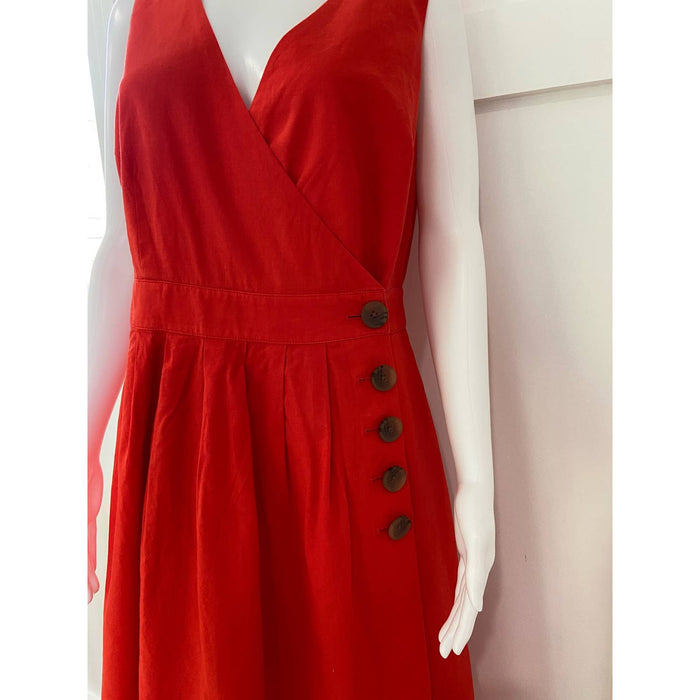 Arwen Midi Dress - Red Pop | Boden US WD40 sz 10