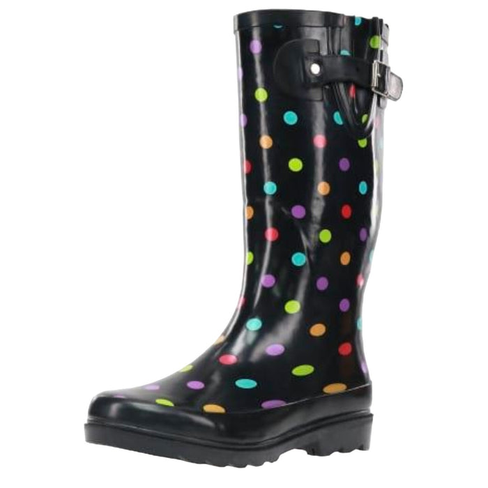 "Western Chief Ladies Black Waterproof Tall Rain Boot, Size 6 US - $79.99 MSRP"
