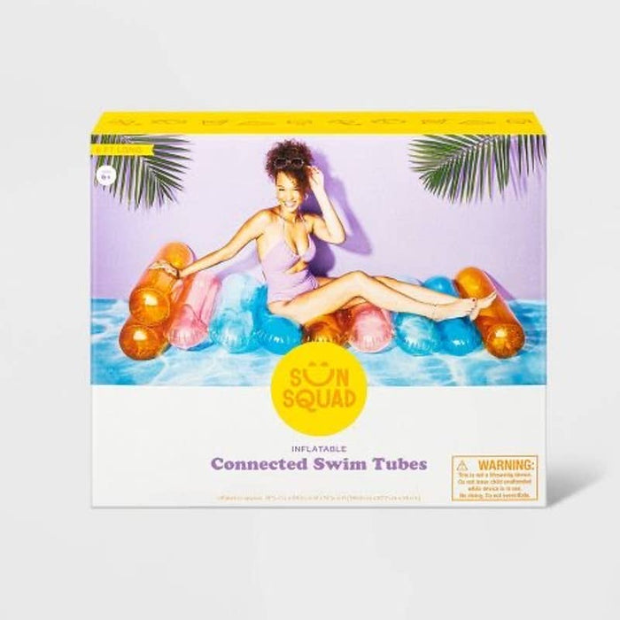 Pool Lounge - Sun Squad™ connected swim tubes water sports