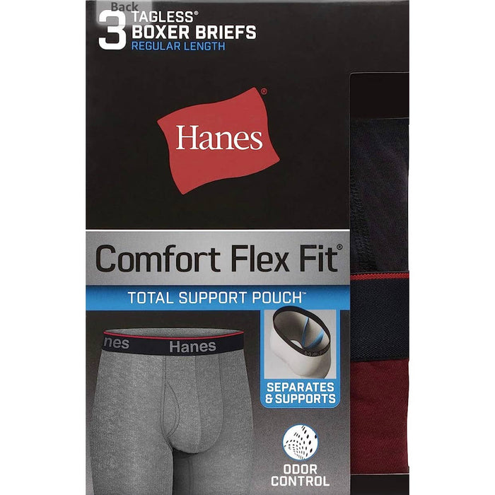 Hanes Men's Flex Fit Support Pouch 3 Pack