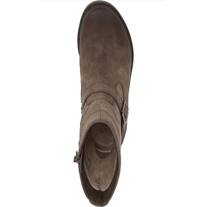 SOUL Naturalizer Newport Mid Calf Boot, Sz 6.5, Brown, Synthetic Mens Shoes