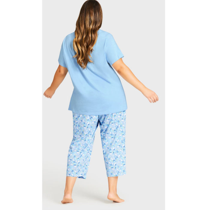 Avenue Bunny Sleep Set - Blue Pajamas, Size 14/16 Plus * Wom1106