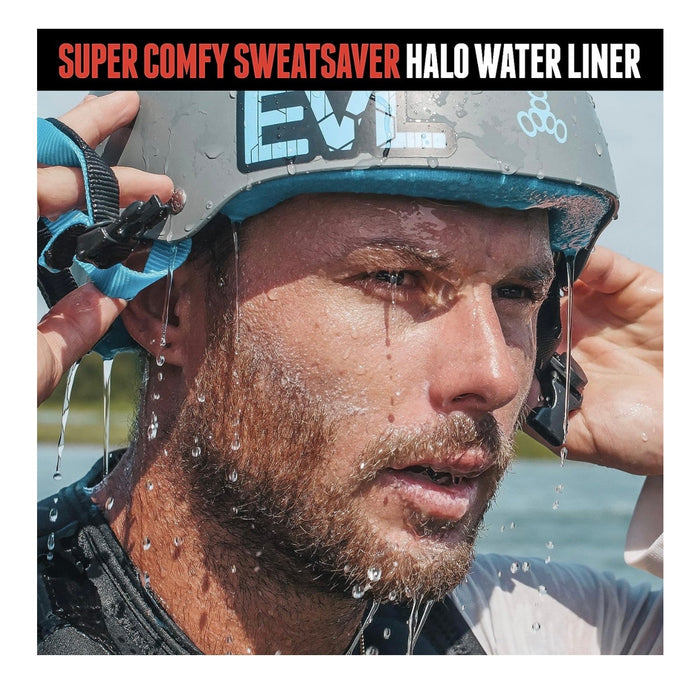Triple Eight Sweatsaver Halo Water Helmet size Medium Wakeboarding & Waterskiing