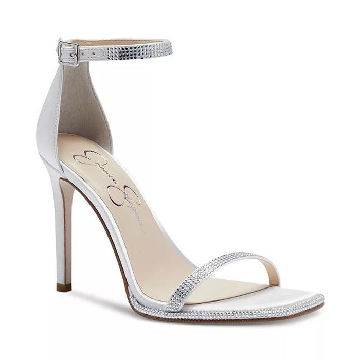 Jessica Simpson Women's Bridal Ostey Ankle-Strap Dress Sandals SZ 6 M - Elegant Heels $89