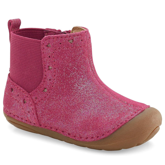 Stride Rite Unisex-Child Sm Agnes 2.0 Fashion Boot Size 3M Premium Leather Shoes