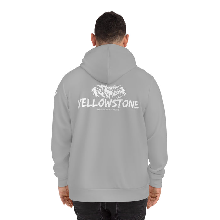 Yellowstone National Park Predator Eyes Unisex Hoodie Cozy  Durable GREY