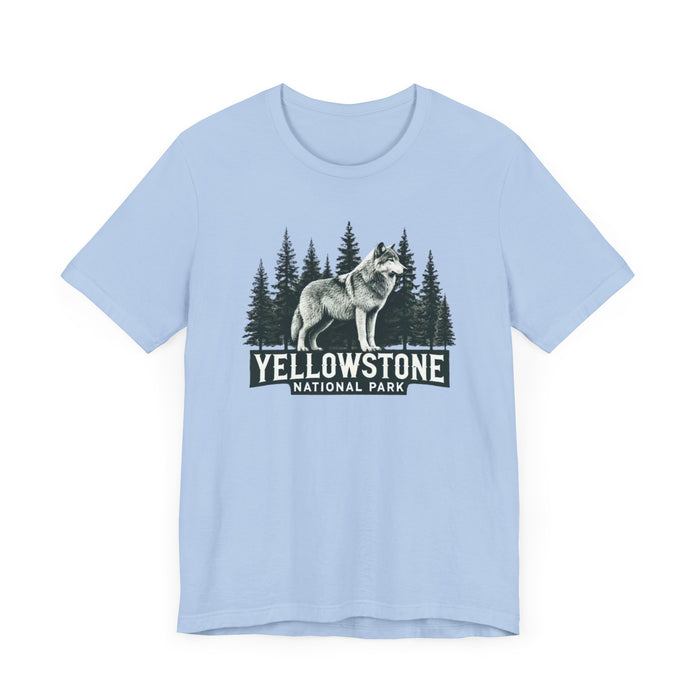 Yellowstone National Park Unisex Jersey Short Sleeve Tee Camping Tshirt Hiking Explore