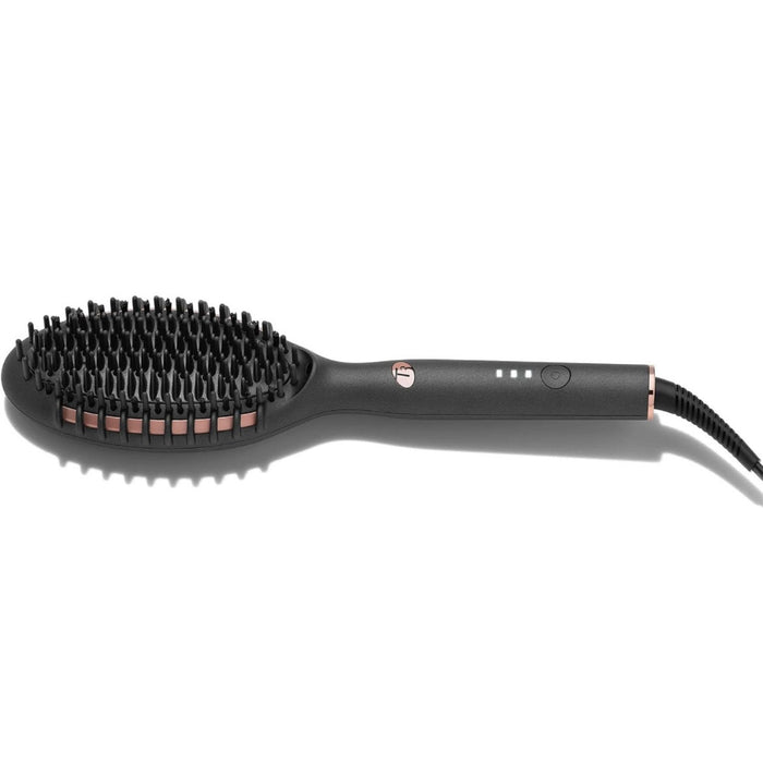 T3 Edge Heated Smoothing & Styling Brush | Rapid HeatIQ Technology Ion Generato