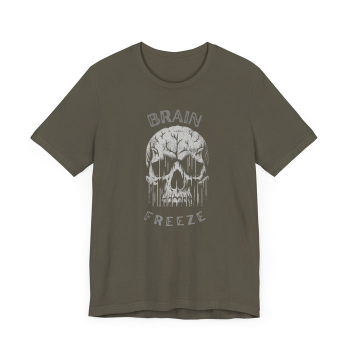 Brain Freeze Skull Tee: Great Style for Every Occasion! Great Gift Idea, Skull Tshirt, Brother Gift, Dad Gift, Husband Gift, Son Gift