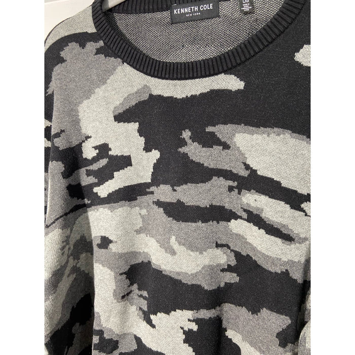 "Kenneth Cole Men's Camouflage Sweater - Large - Mens 171"