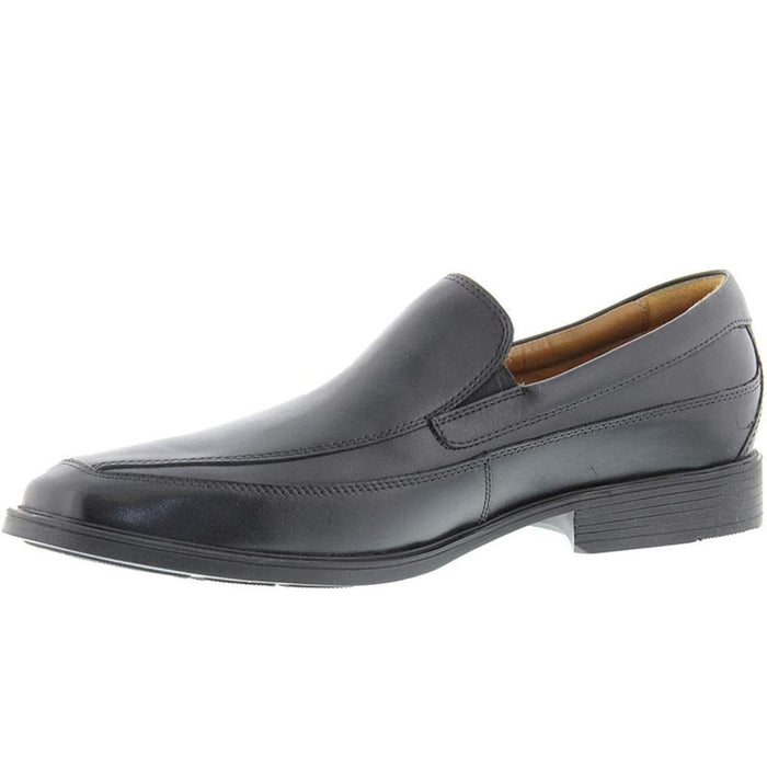 Clarks Men's Tilden Free Black Leather Loafers, Sz 8.5 M Slip On Shoes