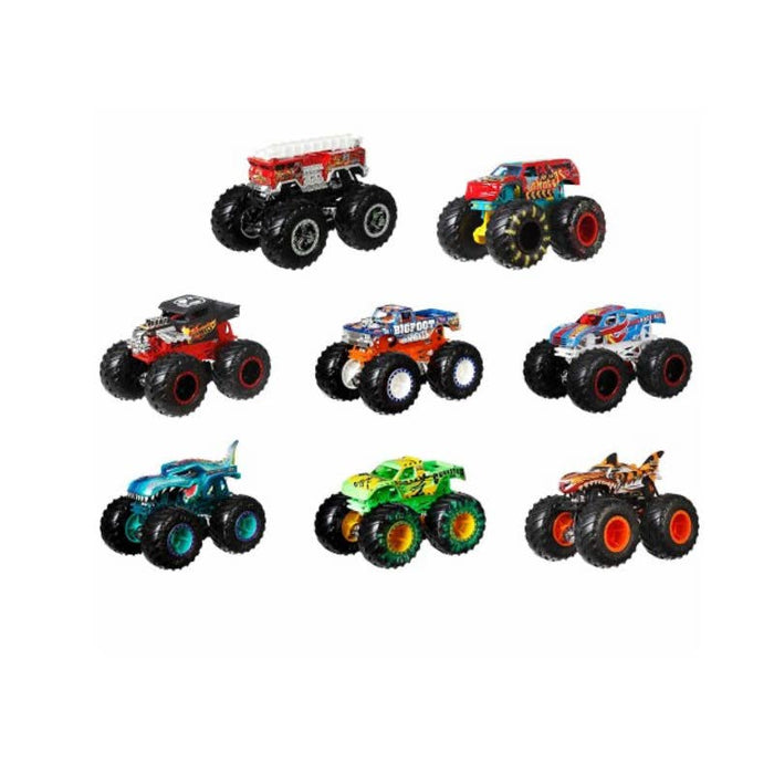 Hot Wheels Monster Trucks Live 8-Pack, 1:64 Scale Toy Monster Trucks