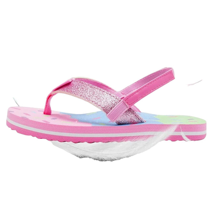 "WateLves Girls & Boys Kids Flip Flop Summer Slide Sandals, Size 10/11 Toddler"