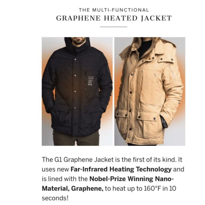 G1 Graphene Jacket: Cutting-Edge Comfort and Health Fusion in Size 2XL * M312