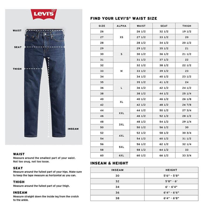 Levi's Men's 505 Regular Fit Jeans - 38X34 Classic Comfort and Style * mens606