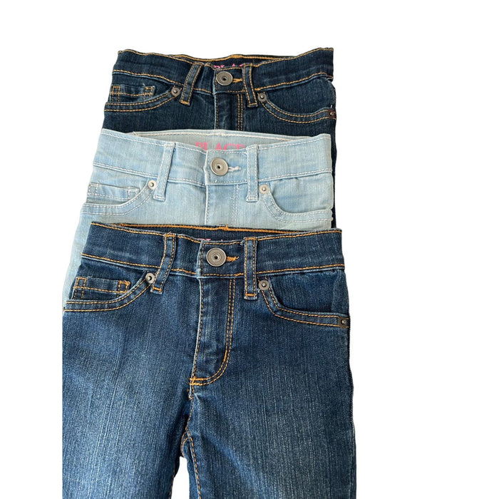 Children's Place Baby Girls' Toddler Multipack Super Skinny Jeans (3-Pack)  K26 *