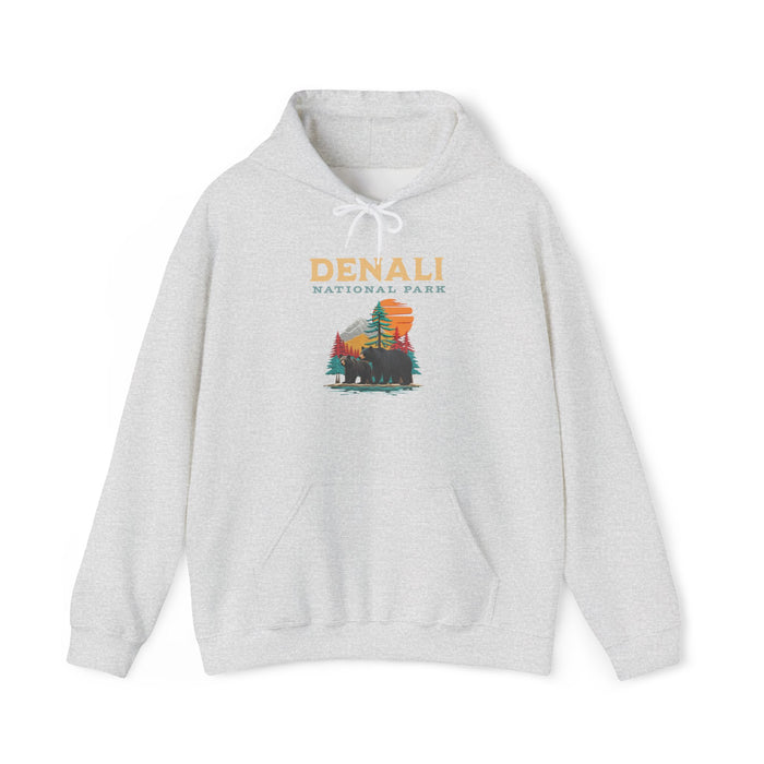 Denali National Park Bears hoodie Wildlife Adventure Tee for Outdoor Enthusiasts