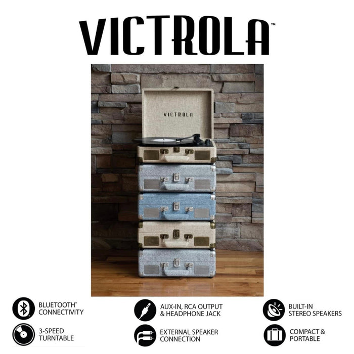 "Victrola Journey+ Portable Turntable: Classic Vinyl Experience Anywhere!"