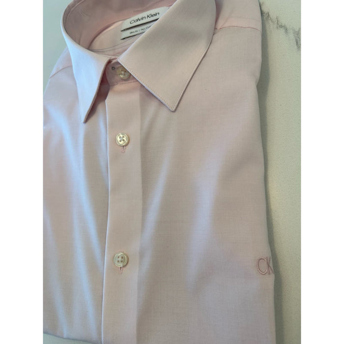 Calvin Klein Men’s Slim-Fit Flex Collar Dress Shirt Size 16* Modern Style M1305