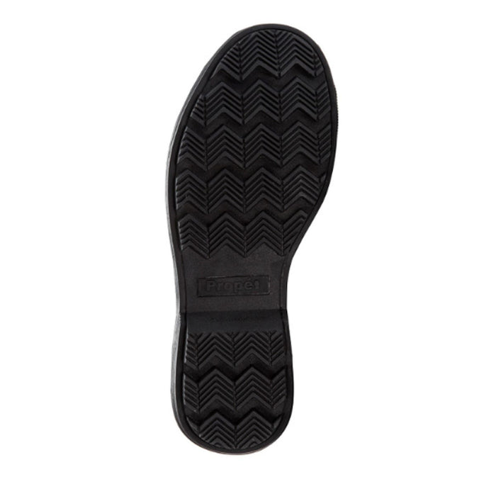 Propet Women's Lumi Ankle Zip Snow Boot, Black/White, Size 8.5 US