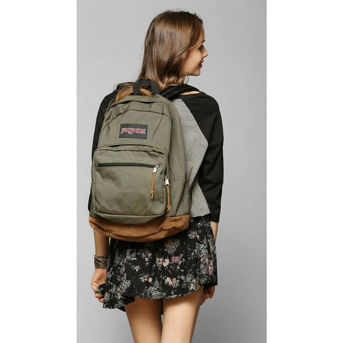 JanSport Right Pack great retro look green backpack