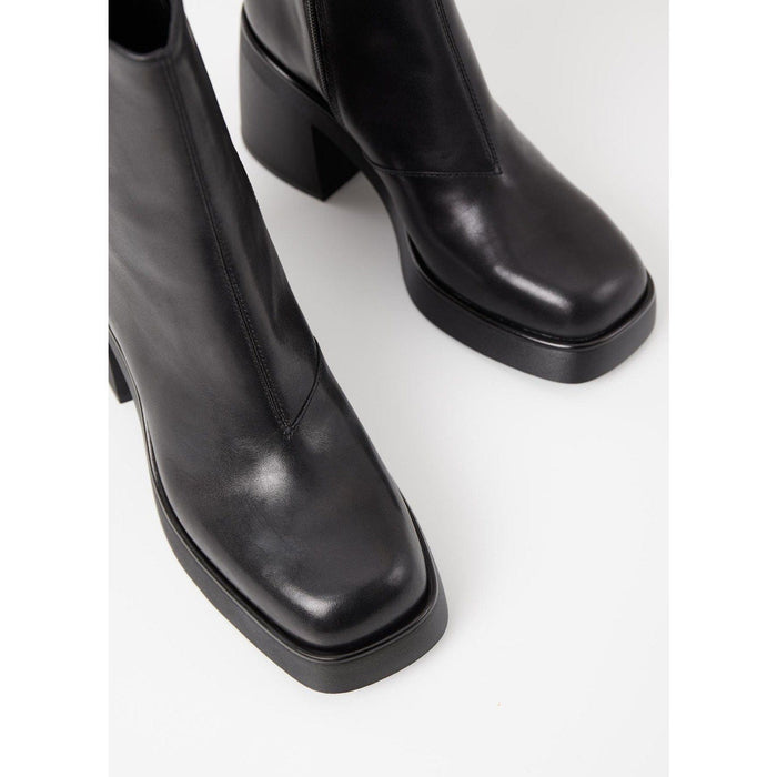 Vagabond Brooke Boots – Retro-Inspired Black Leather Platform Boots