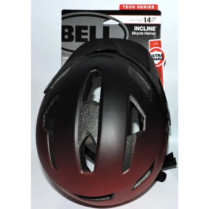 Bell Incline All Mountain Adult Bicycle Helmet Black/Red Tech Series *
