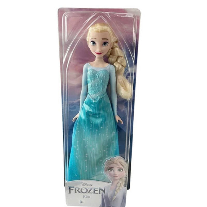 Disney Frozen Elsa Shimmer Blonde Braid Hair Queen Doll Hasbro