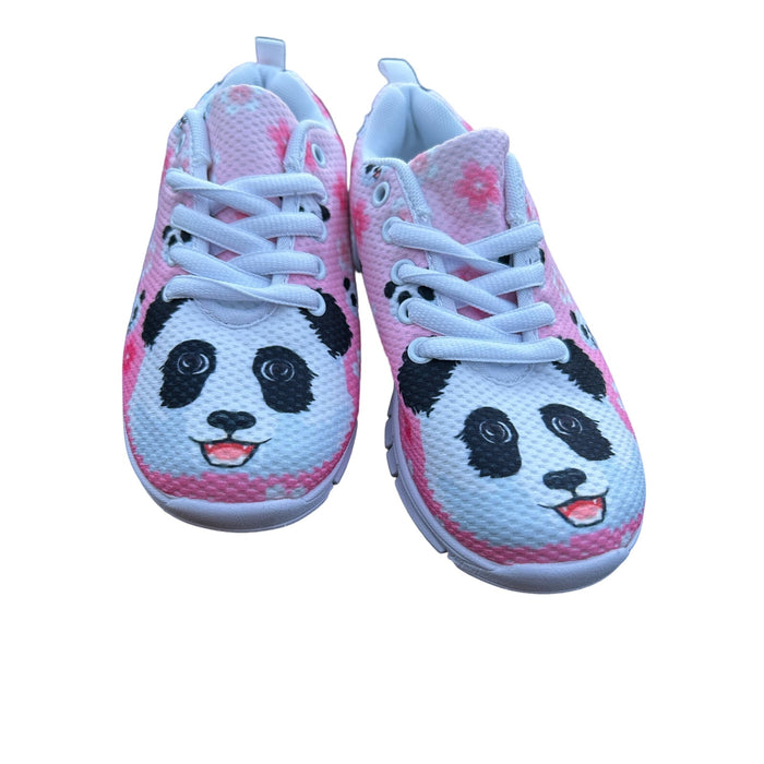 Parprinty Boys & Girls Cute Cat Dog Print Running Tennis Shoes, SZ 32 / 1