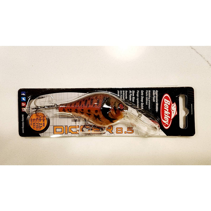 Berkey Lures Digger 8.5  River Red Craw