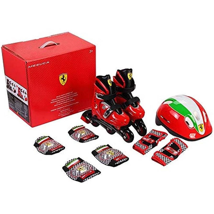 Babyshoppen Chipolino Ferrari skates helmet and protectors sporting gear