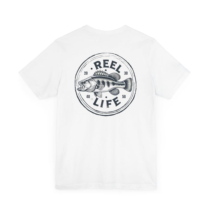 Reel Life Fishing Tee: Cast Away in Comfort & Style! Great Gift Idea for Anyone who Loves Fishing
