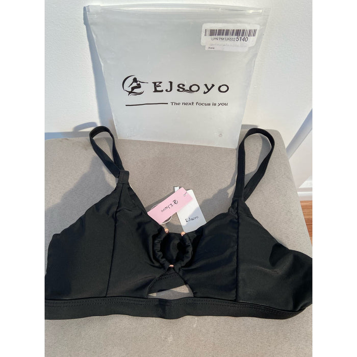 Ejsoyo Women's High-Waisted Bikini with Sexy Diamond Design - Size M * ws100