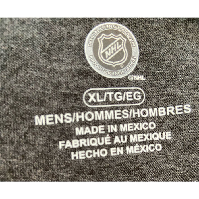 NHL T-Shirt Mens XL Gray Short Sleeve Crew Neck Boston Bruins Ice Hockey Sports