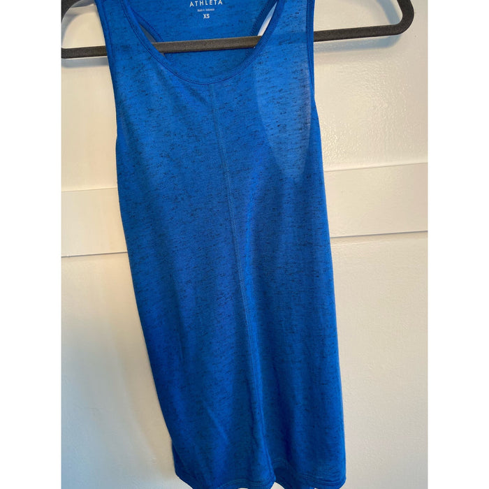 Athleta Racerback Athletic Tank Top * Women's Size XS - Blue Preowned WTS23