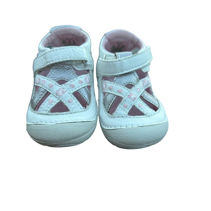 Stride Rite Kid's Soft Motion Kiki Shoe (Infant): Leather, SZ 4 XW, Easy-On